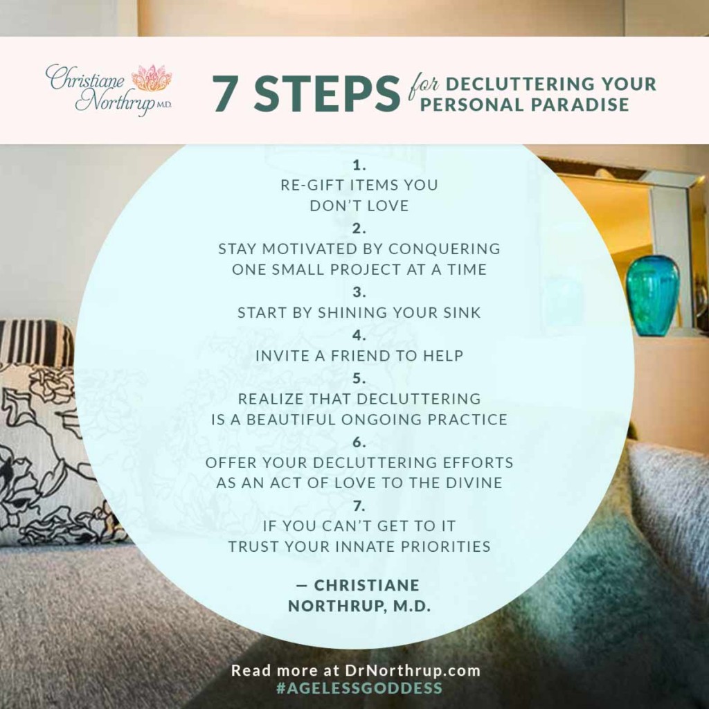 7 Steps for Decluttering Your Personal Paradise